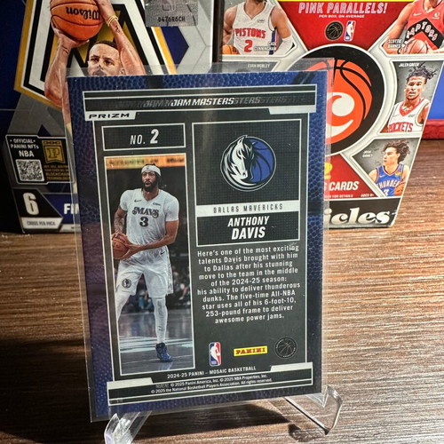 Panini Mosaic NBA 2024-25 pack of 5 special Prizm Jam Masters cards new