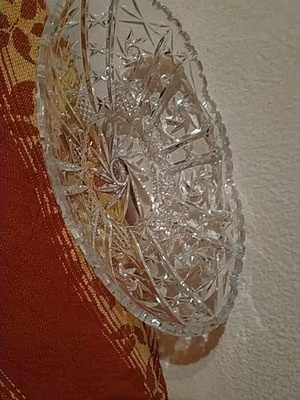 Walther glass crystal glass bowl new 32x10