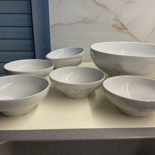 Bavarian Germany porcelain set, 7 pieces