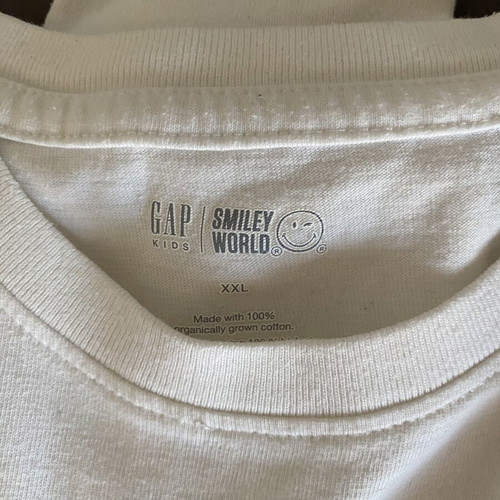 Gap long-sleeve shirt used, white, size XS for 14 years