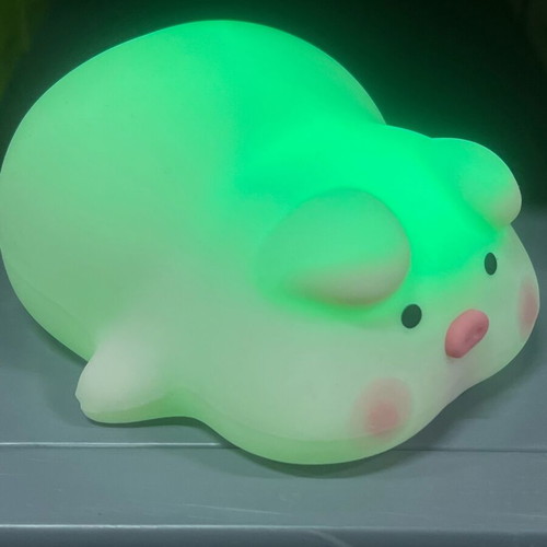 Pig-shaped silicone decorative lamp new