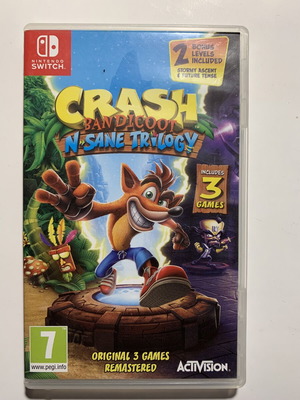 Crash Bandicoot N.Sane Trilogy Nintendo Switch game like new