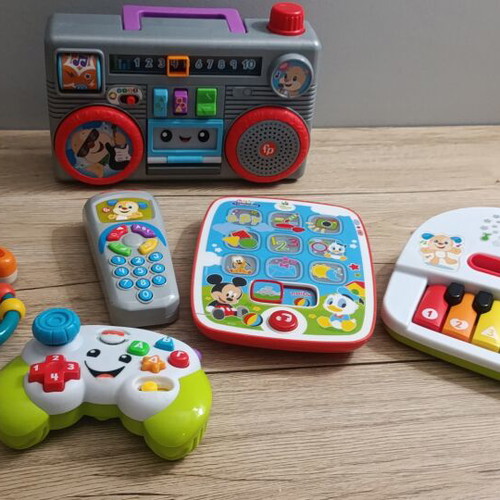 Baby toys Fisher Price and Clementoni like new, functional