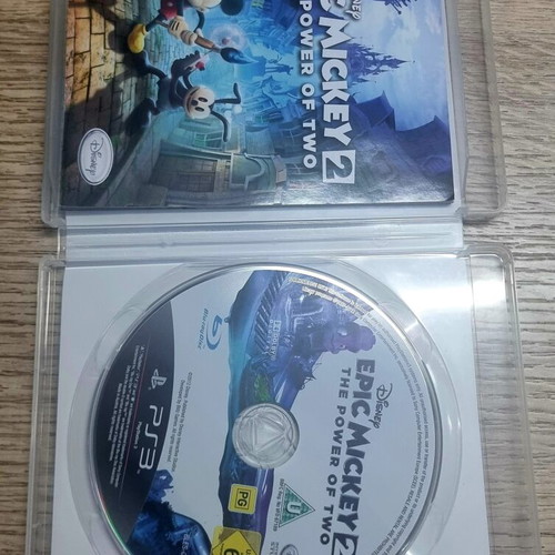 Epic Mickey 2 The Power of Two PS3 game like new, Disney