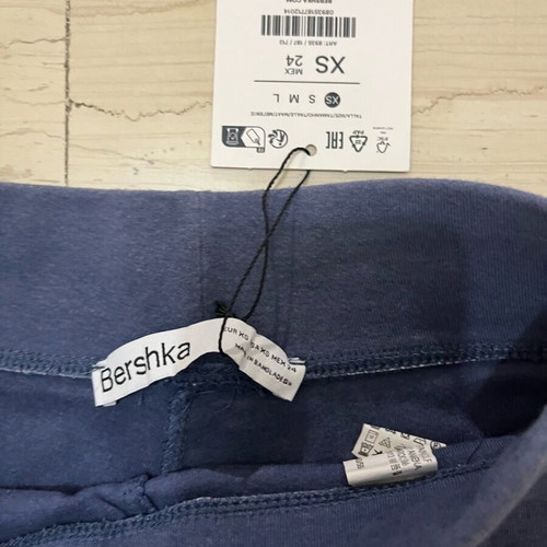 Bershka blue sports shorts new