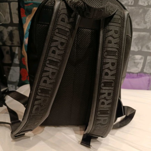 John Richmond backpack large used, black