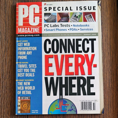 PC Magazine August 2000 issue like new