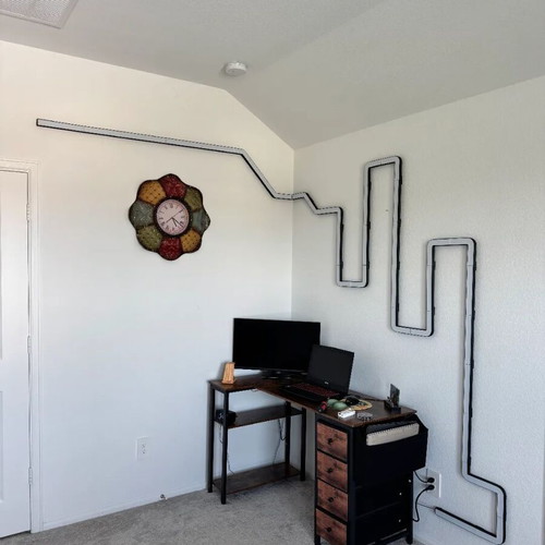 Plastic wall channel for LED strips new