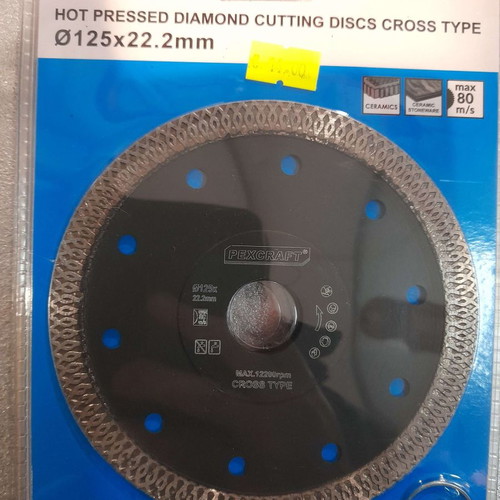 Diamond tile cutting disc 125mm new, suitable for ceramics