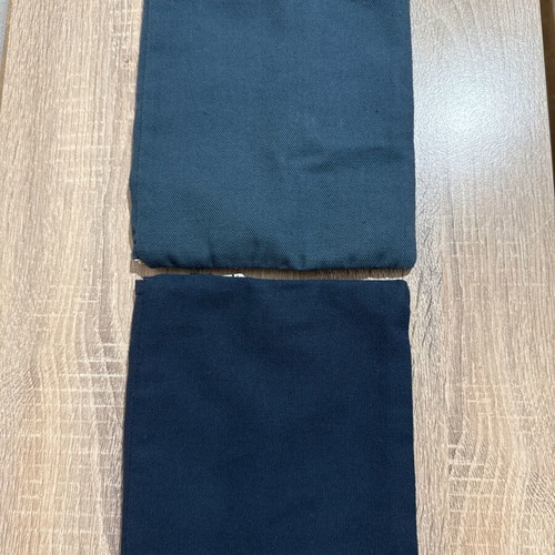 Toiletry bags used, set of 2 small for short trips