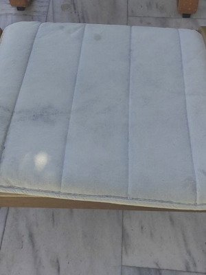 Poäng footstool IKEA used, cushion faded