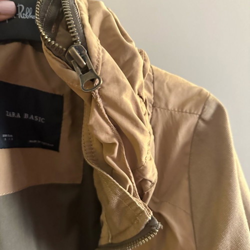 Jacket Zara used, brown, size S