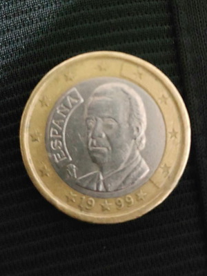 Νόμισμα 1 ευρώ Ισπανίας 1999 σαν καινούργιο