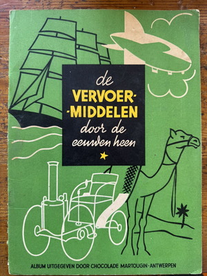 De Vervoermiddelen Door De Eeuwen Heen Large Collectible Album used