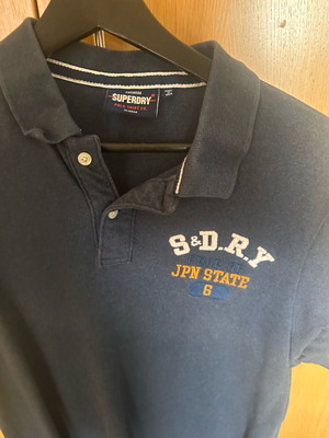 Ανδρικό polo Superdry XL σε εξαιρετική κατάσταση, μπλε