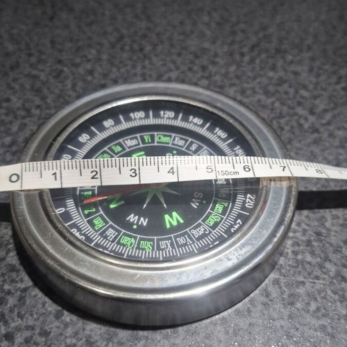 Metal Compass Feng Shui 7.5cm like new