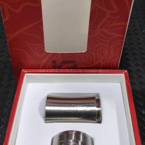 Kizoku Kirin Semi-Mech Tube Mod used, brushed stainless steel, 18350/18650
