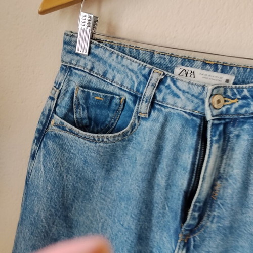 Zara jeans small, like new, blue