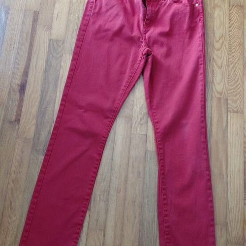 Esmara women's red elastic jeans, size M / 38 / 10