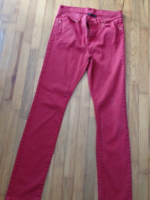 Esmara women's red elastic jeans, size M / 38 / 10