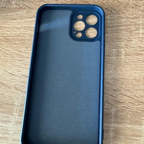 iPhone12Pro case blue with matte texture like new