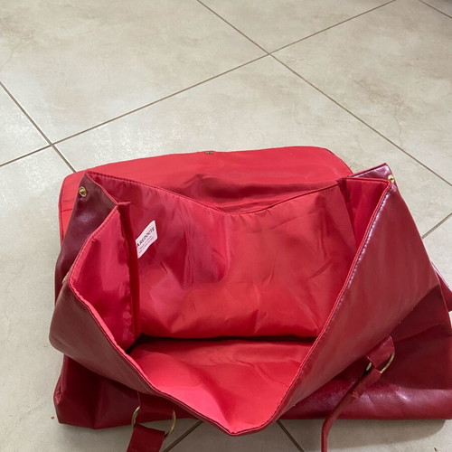 Bag large red handbag like new