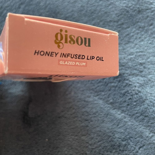 Gisou Honey Infused Lip Oil Glazed Plum new, full size 4ml