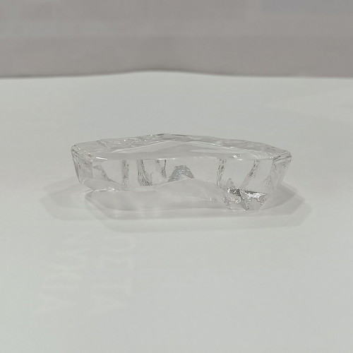 Mats Jonasson Polar Bear Crystal Paperweight used
