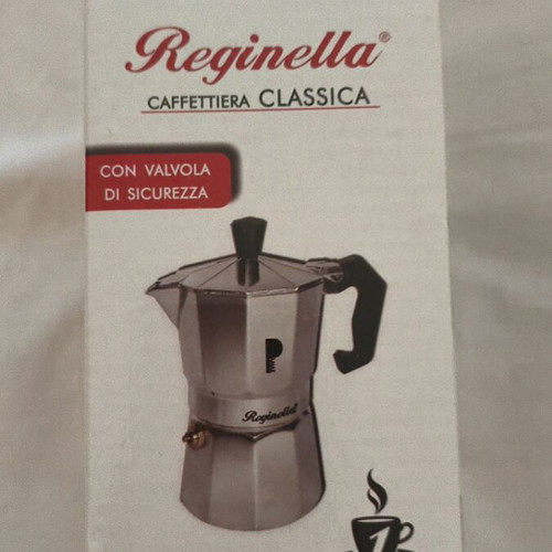 Reginella Classica Espresso Moka Coffee Maker new, 1 cup