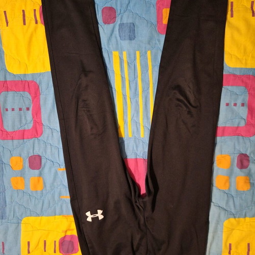 Under Armour kids' tracksuit used, black, size 146 cm
