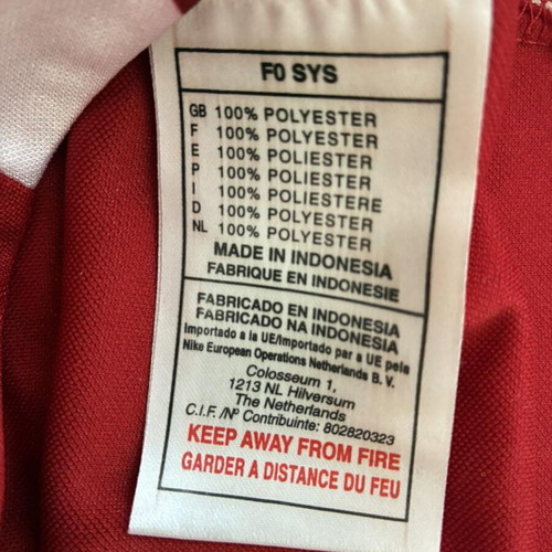 Nike Vintage Football Jersey Red White New With Tags Medium