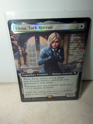 Magic: The Gathering x Final Fantasy Elena, Turk Recruit foil card new