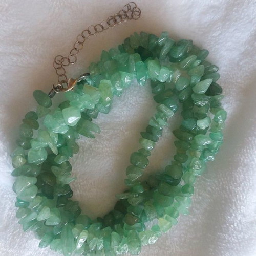 Jade nephrite necklace or bracelet series with 925° silver gold-plated clasp new