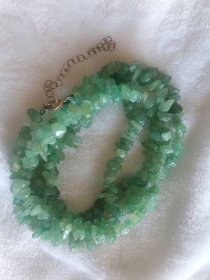 Jade nephrite necklace or bracelet series with 925° silver gold-plated clasp new