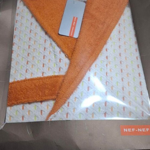 NEF NEF Vintage Bathrobe new, size Large, cream orange
