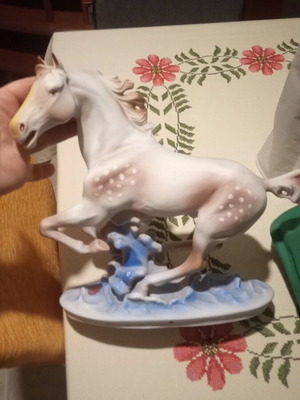 Porcelain horse figurine