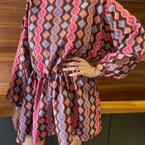 Mirac dress oversized one size with fleece fabric like new
