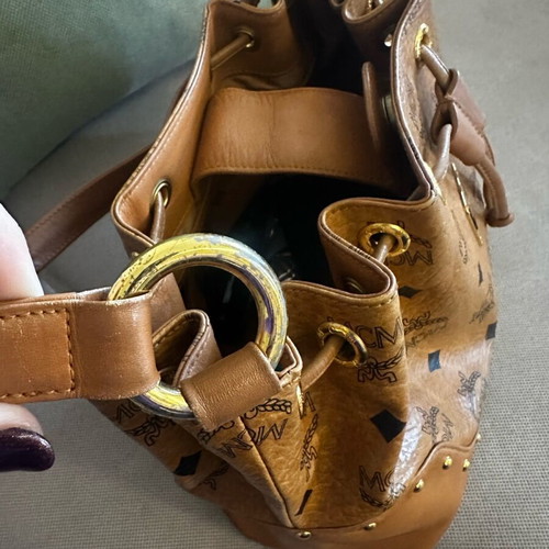 MCM medium shoulder bag brown used