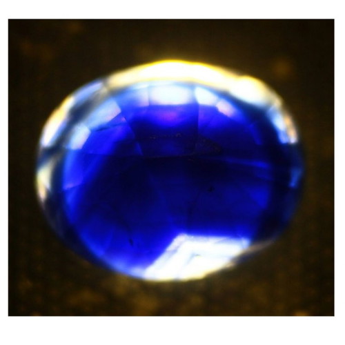 Sapphire Ceylon faceted natural 2.70 Ct used