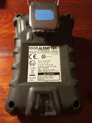 MSA Altair 4x gas detector used