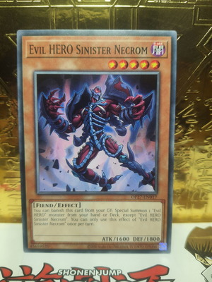 Evil Hero Sinister Necrom Yu-Gi-Oh! card