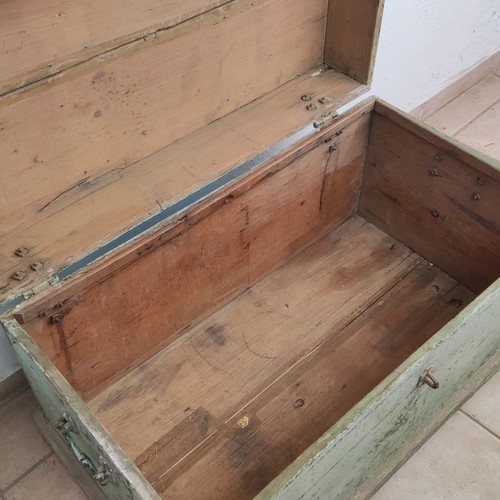 Small very old chest used