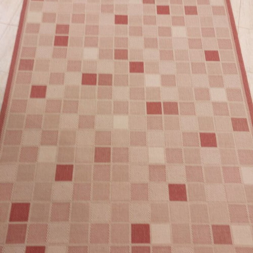 Summer rug new in beige and terracotta shades 1.60x2.30