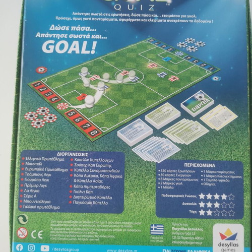 Goal Quiz board game like new