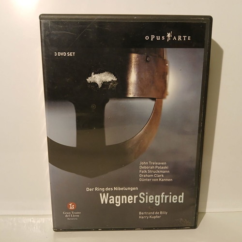 Music DVD Wagner Siegfried 3 × DVD like new, classical opera