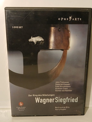 Music DVD Wagner Siegfried 3 × DVD like new, classical opera