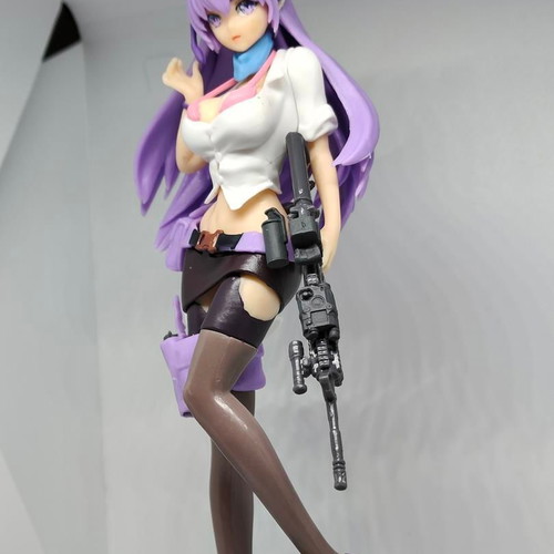 Anime Girl Collectible Figure with M4 Gun and Equipment like new