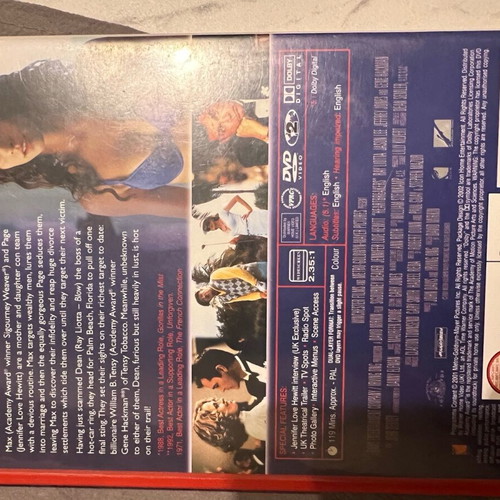 Heartbreakers DVD like new without Greek subtitles