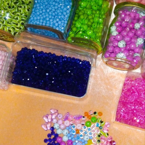 Craft beads new, large variety of colors and designs