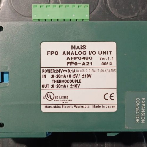 Plc Nais FPO series like new, package with analog units and power supply